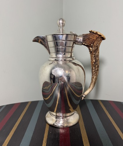 Silver plate stag - silver, &