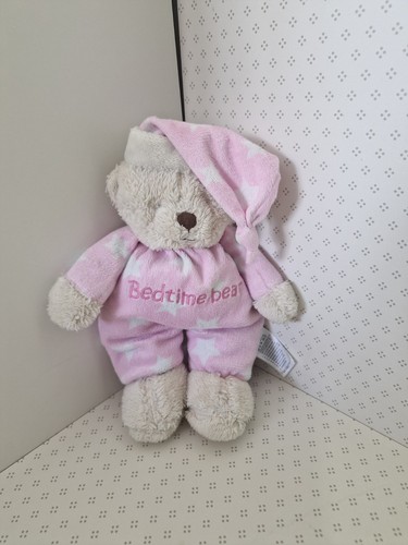 Mothercare pink bedtime bear - pink,