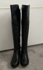 Womens Dune Trent Knee High Boots Black UK 6 (39)