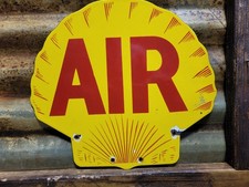 VINTAGE SHELL PORCELAIN SIGN