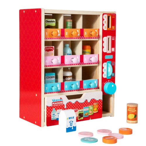 Wooden vending machine play - wooden,
