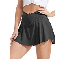 Tennis Skirt Skort Cross Hem