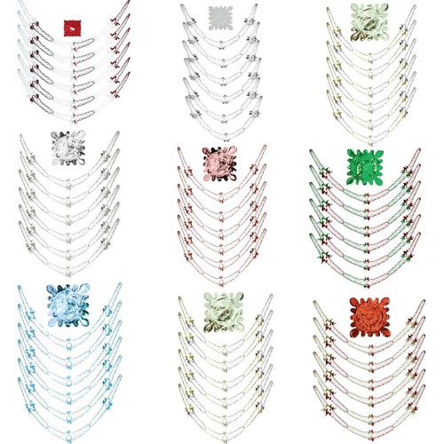 6pcs metallic foil - metallic,