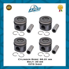 FORD TRANSIT 2.2 TDCI DIESEL ENGINE USRA PISTON 1709141 (EURO 5 ONLY) - 4 PIECES