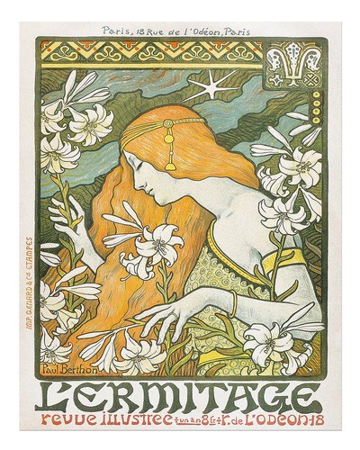 Art nouveau wall poster - nouveau,