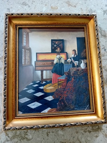 Framed watercolour lady - framed,