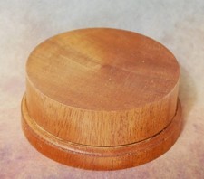 Sapele Round Wooden Display