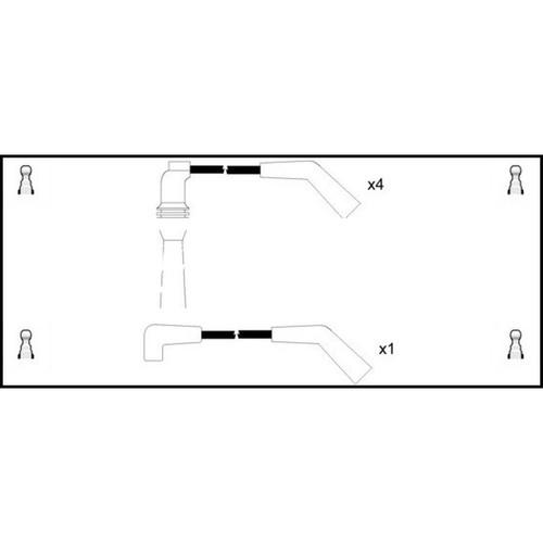 Leads ignition cables kit - ignition,