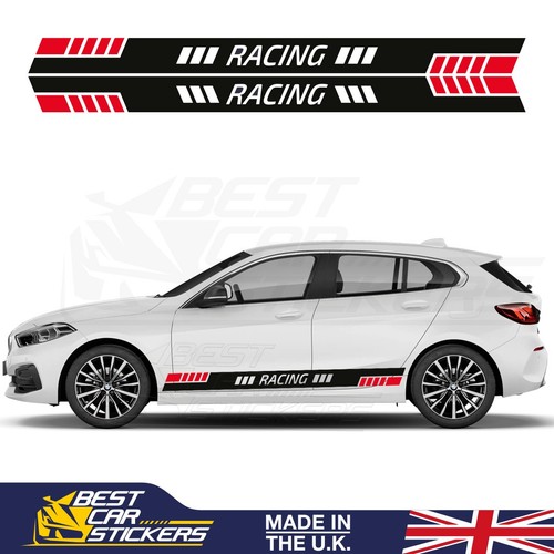 For bmw side - side, stripes
