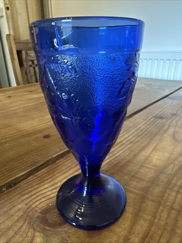 Blue cobalt glass vintage - glass,