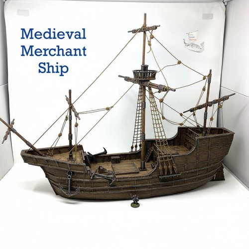 Medieval merchant ship 28mm - medieval,