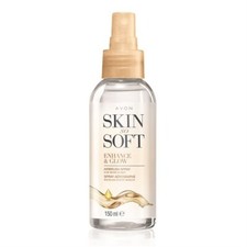 Avon Skin So Soft Enhance and Glow Airbrush Spray (self tanning spray) free P&P