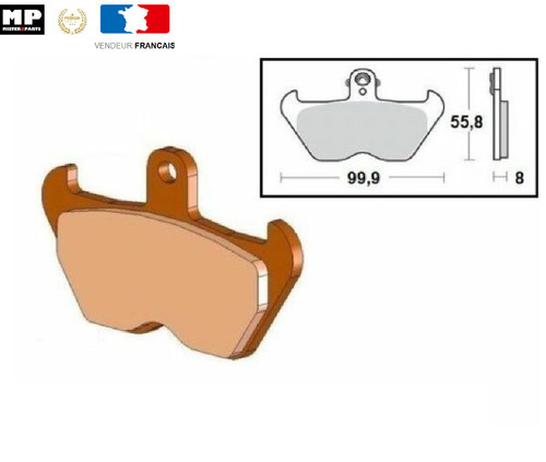 Set front brake pads - brake, bmw