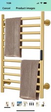 Gold Heated Towel Warmer