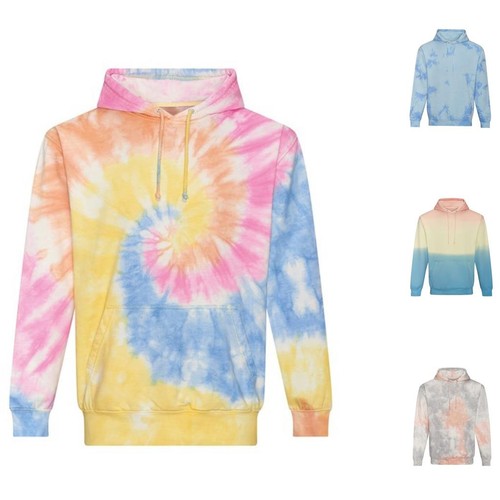Tie dye hoodie multicolour - tie,