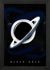 Black Hole Framed Wall Art