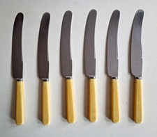 6 Vintage Matching Faux Bone