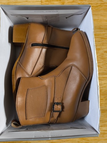 Gent tan leather boots with - gent's,