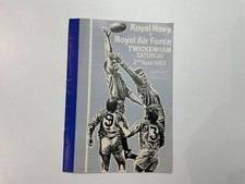 1983 Royal Navy v Royal Air Force rugby match programme