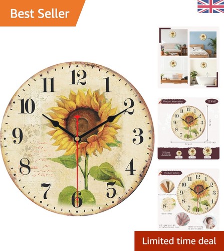Inch vintage sunflower - vintage, wall