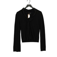 Paul Costelloe Women's Top UK 4 Black Silk with Nylon Basic