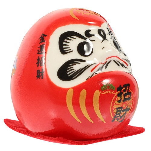 Miniature ornament daruma doll - ornament,