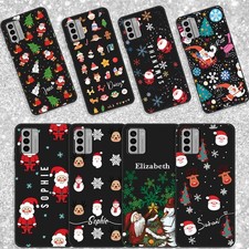 For Nokia G60 C02 C12 XR21 HMD Pulse Phone Case Rubber Cover Santa Claus Custom