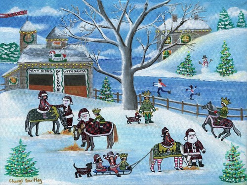 Original folk art painting - original,