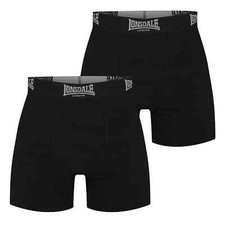 MENS BLACK 2 PACK LONSDALE
