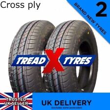 2x NEW 145/80B10 Cross Ply Two 145r10 145 80 10 Tyres Fitting Available Tubeless