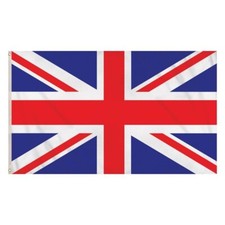 Large Union Jack Flag 5ft x 3ft (150cm x 90cm) Metal Eyelets National Flag Team