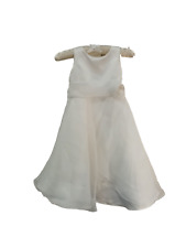 PEARCE FIONDA bridesmaid flower girl dress white tulle skirt rose 3yrs