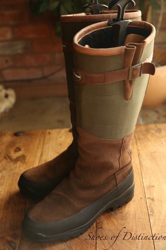 Chameau brown nubuck green - chameau,