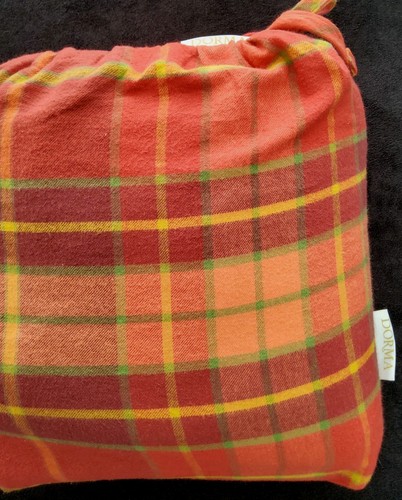 Dorma red check super - super, king