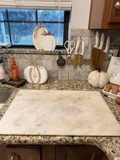White Antique Marble Slab VERY