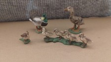 Schleich Mallard Duck Drake Ducklings RETIRED VGC