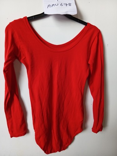 Red long sleeve - red, long-sleeve