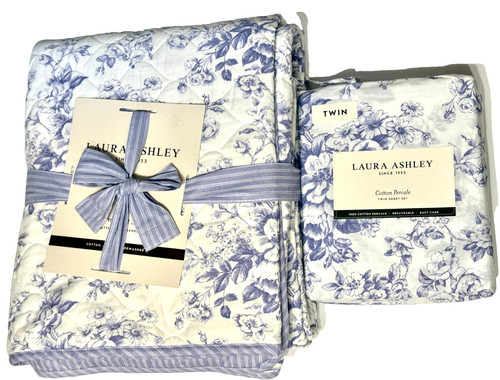 Nwt laura ashley - laura, quilt