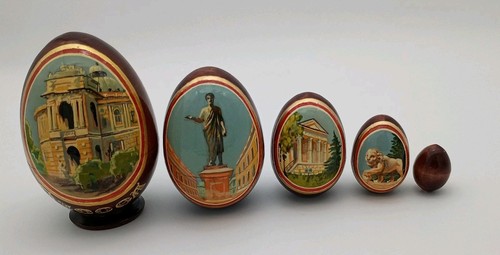 Ukrainian nesting wood egg - ukrainian,