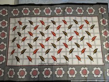 A single 64" x 42.5" genuine Tanzanian Kanga/Khanga (fabric)