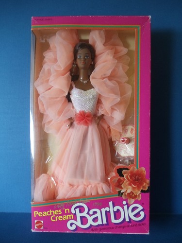 1984 mattel barbie peaches n - peaches, 'n