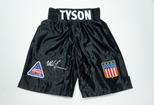 Mike Tyson Signed Black Trunks | Go America | Private Signing 2025 | COA