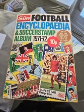 The Sun Football Encyclopedia And Soccerstamp Album 1971/72 Complete