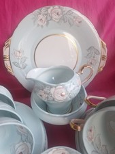 Aynsley Tea Set Pink Rose Duck