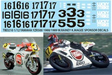 1/12 Decals for YAMAHA YZR500