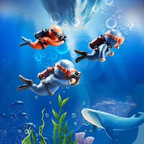 Device diver aquarium - device,