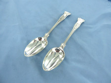 AN ANTIQUE PAIR OF STERLING