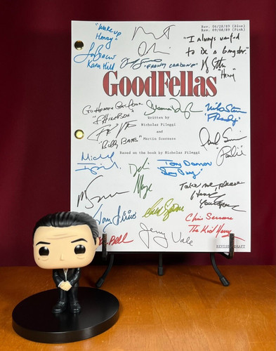 Goodfellas script signed - goodfellas,