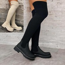 LADIES WOMENS CHUNKY LOW BLOCK