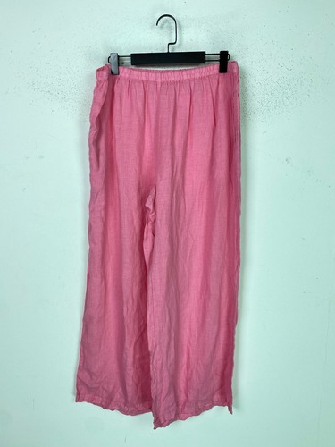Next pink plain linen wide - plain,